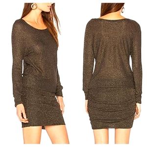 Michael Stars Maternity Metallic Ruched Dress O/S